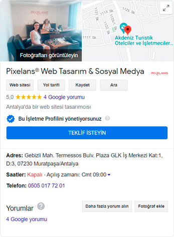 Google Haritalara Kayıt